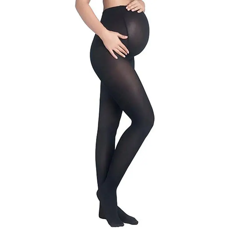 Wholesale Lady Maternity Tights Leggings Transparent Thin Plus Size Pregnant for Woman