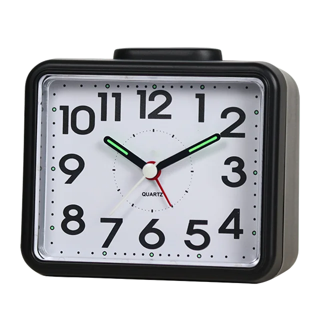 iMSH BM10801 Quartz analog alarm clocks table bedside alarm clock wecker despertador desktop custom analogue square alarm clocks