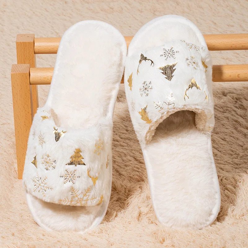 PVC Sole White Slipper House Latest Ladies Open Toe Slippers Women Home Slide Slippers
