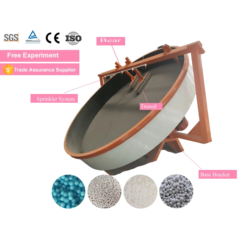 WINWORK Bentonite Disc Granulator Fertilizer Granulator Machine Micro Granule Fertilizer Machine