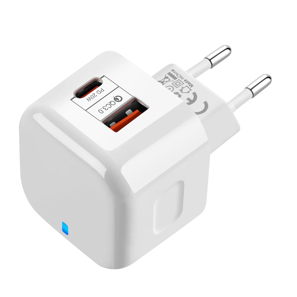 Wholesale 20W Fast Charge UK/EU/US Travel Charger PD QC3.0 Fast Wall Charger