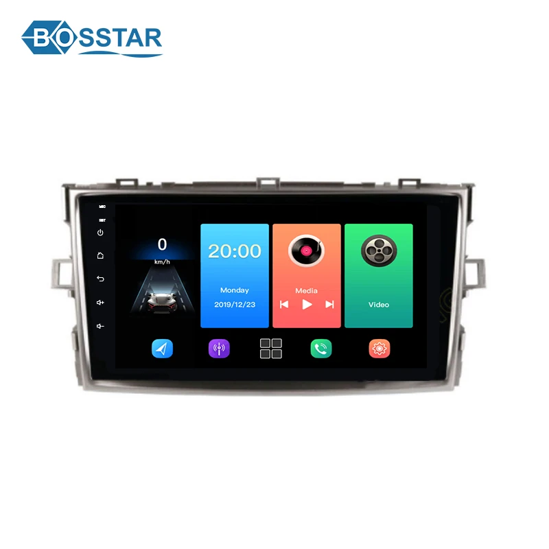 android 8 Inch head unit touch screen auto radio car dvd player for Toyota Verso EZ