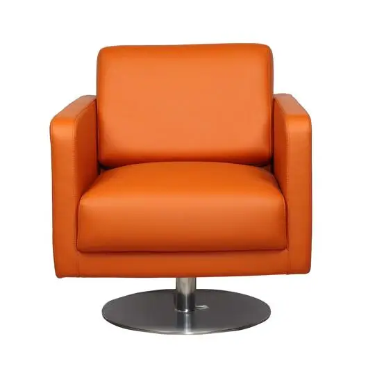 Hot sales armchair color stylish leather seating office reception single sofa for waiting room (1600392828909)