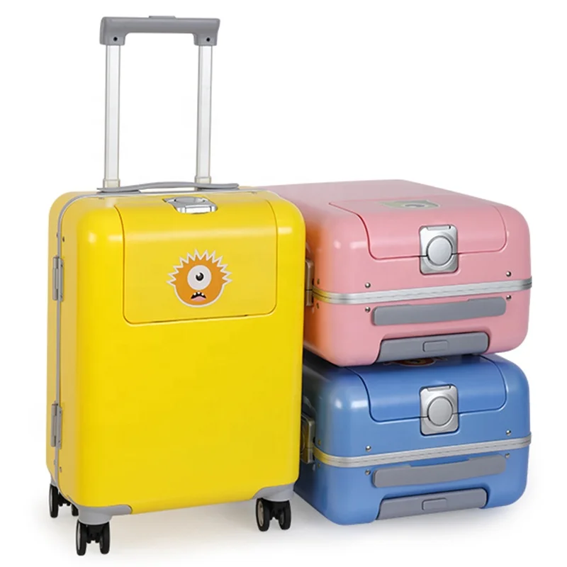 Cheap Kids 4 spinner wheels travel trolley suitcase bags luggage sets