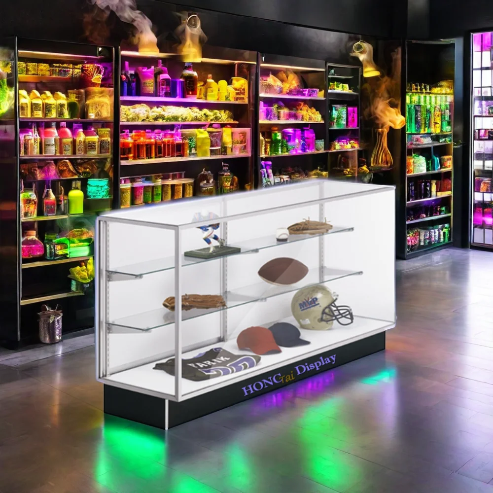 Счетчик для мобильного телефона из закаленного стекла серебряный витринный шкаф со стеклянной раздвижной дверью