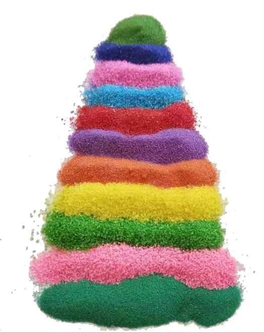 Детские игры с цветным песком