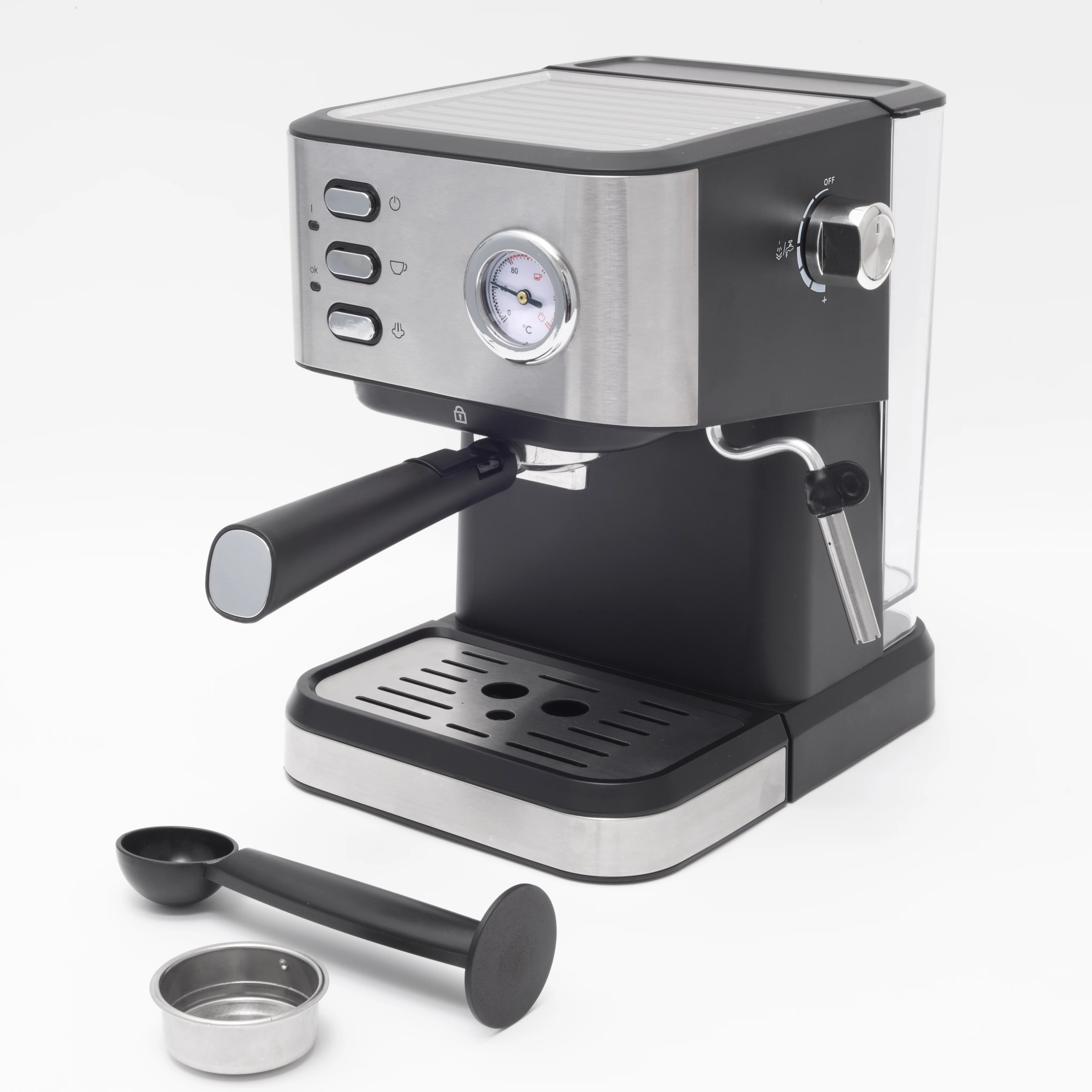 Home use 15 Bar Italian Semi-automatic Coffee Machine Smart Pour Over Espresso Coffee maker