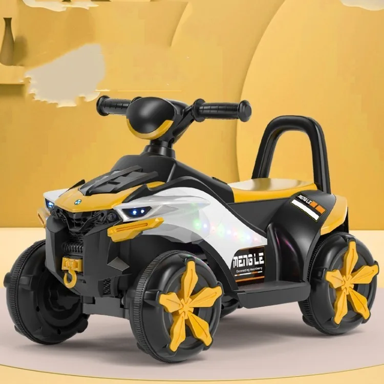 Cheap Price Kids To Drive  Electric car  with push bar baby electric toy car excavator