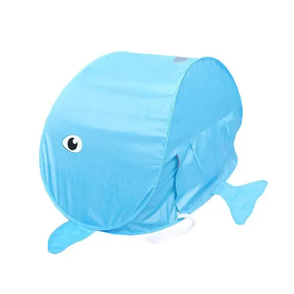 
Outdoor Hot Sale Pop Up Folding Portable Sun Shelter Children Swimming Shark Beach Tent for Kids 