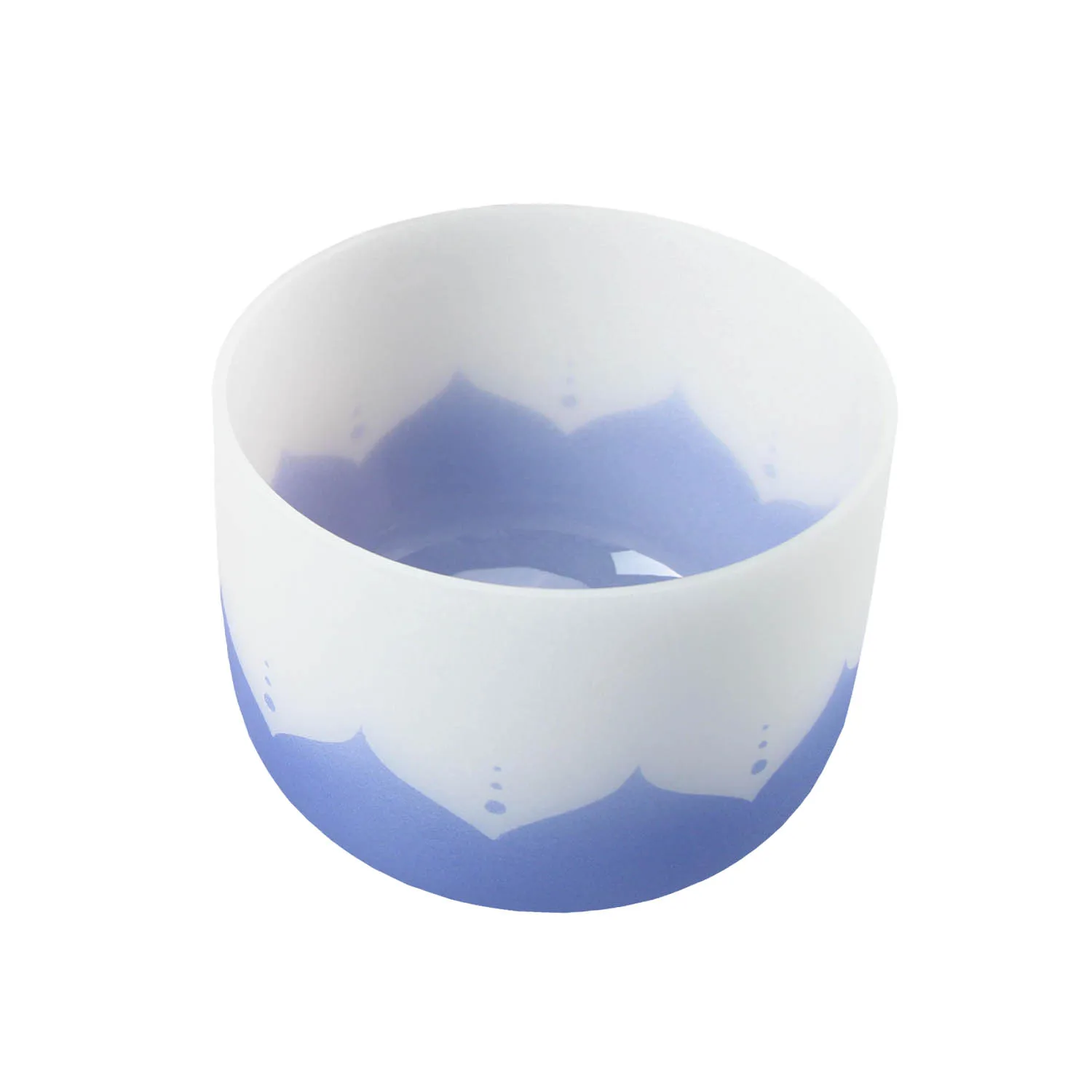 8 Inch 440Hz/432Hz Violet Lotus Crystal Craft Crystal Singing Sound healing factory wholesale Crystal Singing Bowl