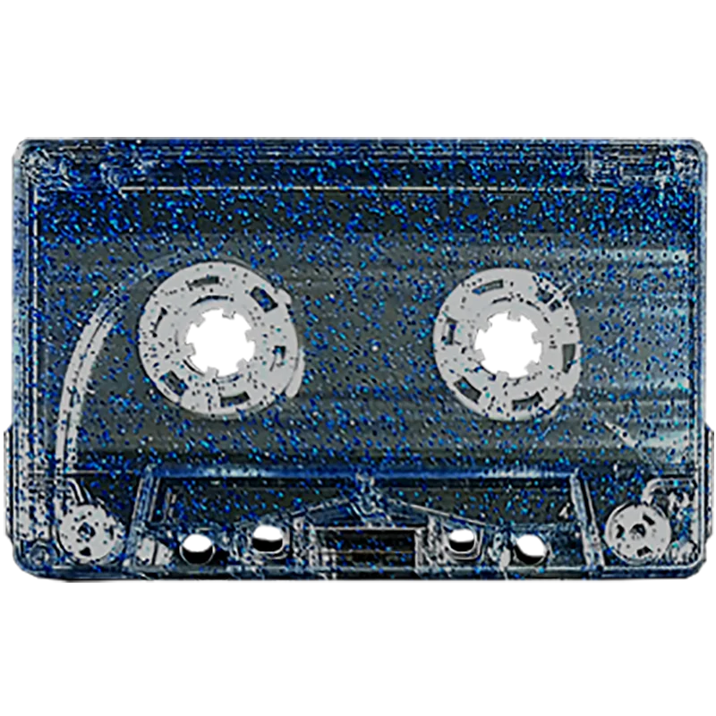Colored and Transparent  Cassette Tape,Golden Cassette Tape for Decorating and Recorder