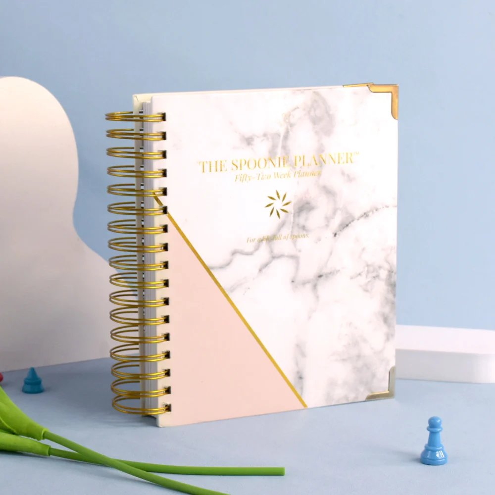 High Quality  Spiral Bound Binder Agenda Notebook A5 with Inner Pocket