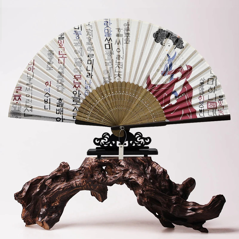 China Professional Manufacture Gift Crafts Customized Bamboo Hand Fans