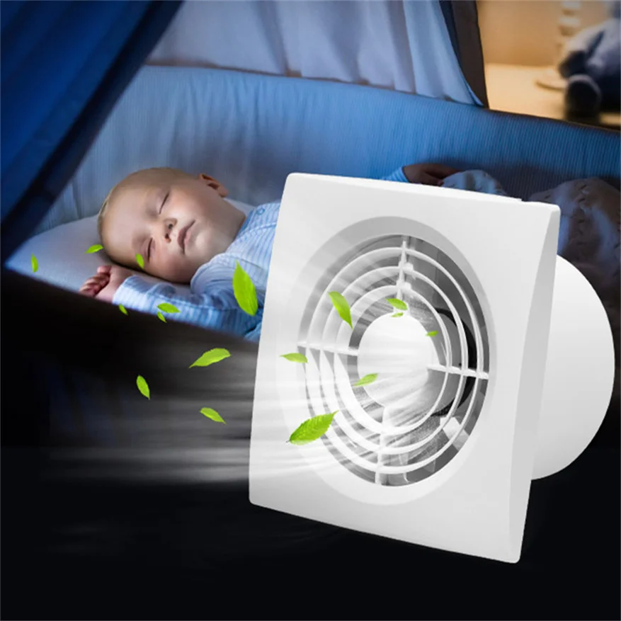 NEW Ventilation Shutter Battery Powered Exhaust Fans Bathroom Extractor Fan