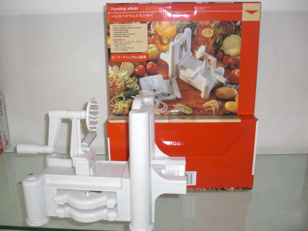 As seen on TV spiral slicer /vegetable spiralizer/spiral vegetable slicer