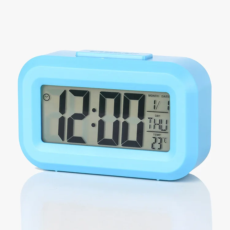 New electronic clock smart desktop multi-function clock with luminous temperature calendar kitchen timer