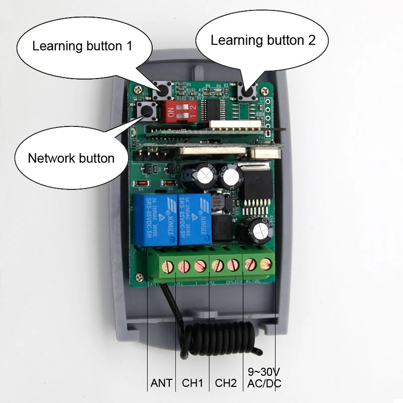 Беспроводной контроллер включения/выключения, приемник Wi-Fi для умного дома, 12-24 В, смарт-приемник, мобильное приложение, поддерживает и удаленный