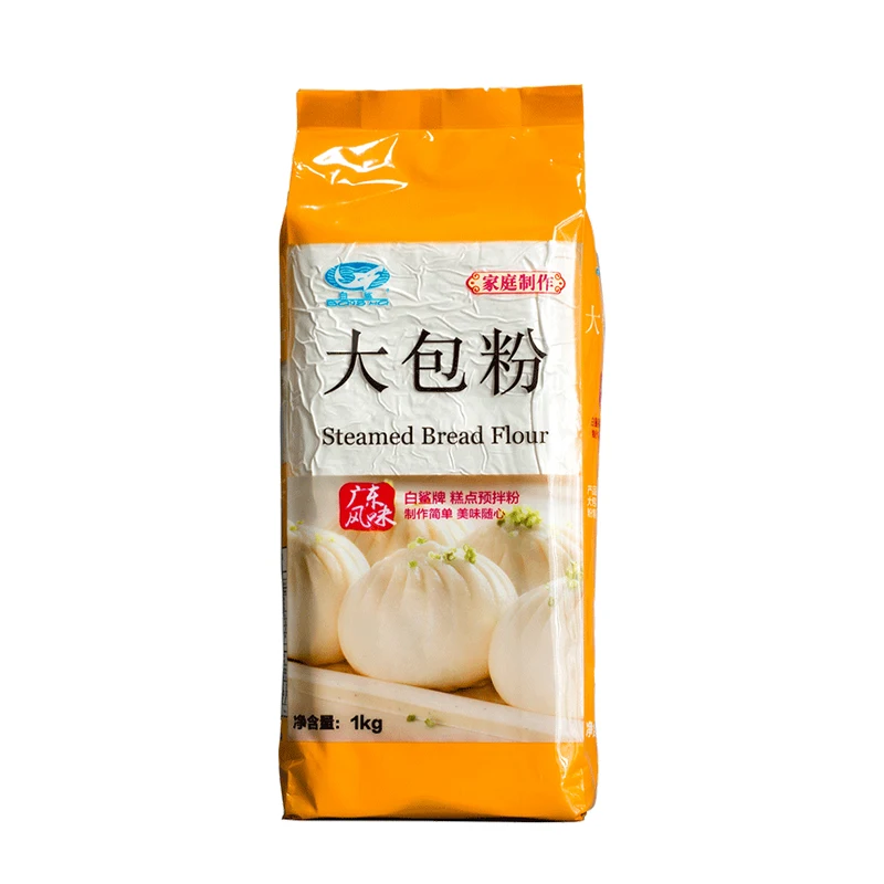 Xingwang BP320 premixing wheat flour powder making steamed bread for restaurant 1kg * 10 bags per carton from Baisha Famous Bran