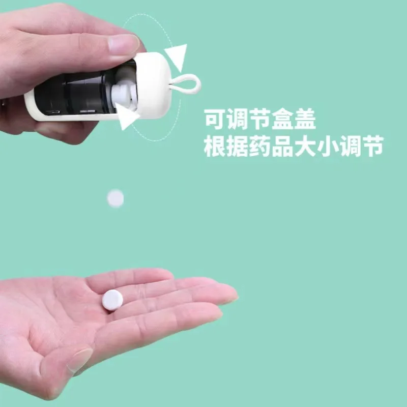 JK-YH-008 Wholesale Portable Weekly Small Cute Mini Box Prescription Pill Container Travel Case Pill Storage Cases