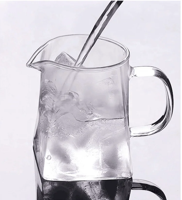 Customized transparent glass teapot with removable steel infuser