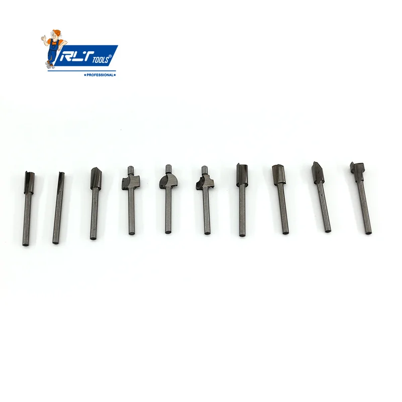 RLT Tools High Speed Tungsten Steel Carbide Rotary File Tungsten Steel Grinding Head Milling Cutter Tungsten