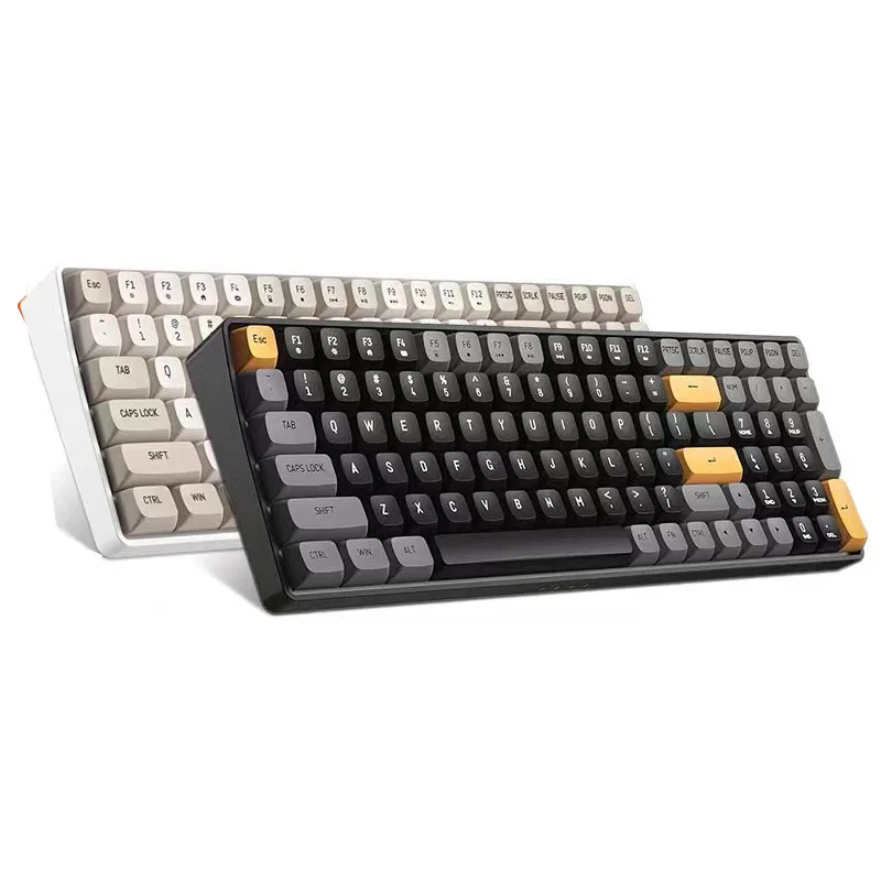 Aigo A100 игровая доска для ключей Проводная Механическая клавиатура Gaming Keyboard USB 100 колпачки русский геймер с RGB