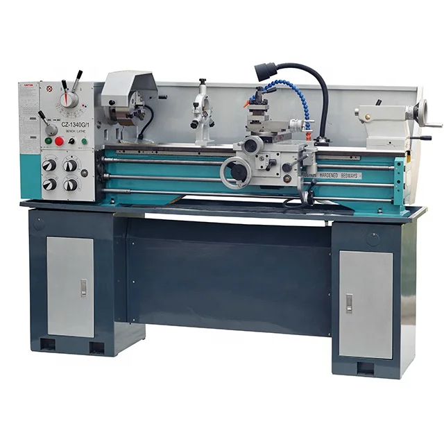 CZ1340G/1 High precision universal manual metal 13 inch mesin bubut torno para metal variable speed bench top lathe for sale