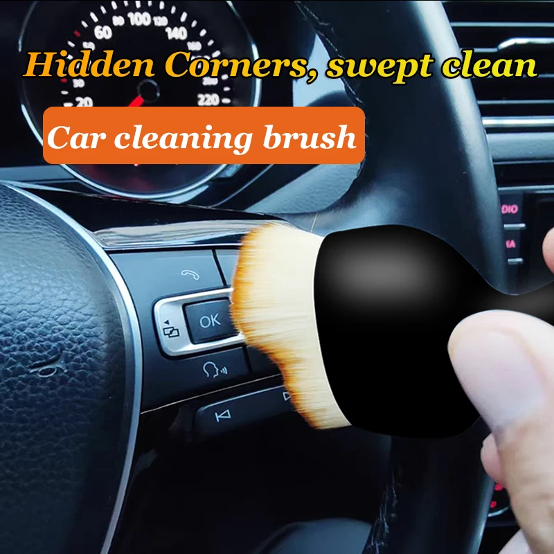 Automobile interior cleaning tool air-conditioning outlet cleaning brush automobile brush automobile crack dust removal brush