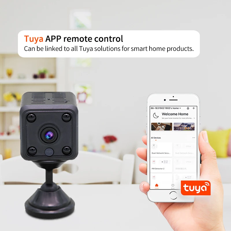 720P USB CCTV Camera with Tuya App Wifi support cloud