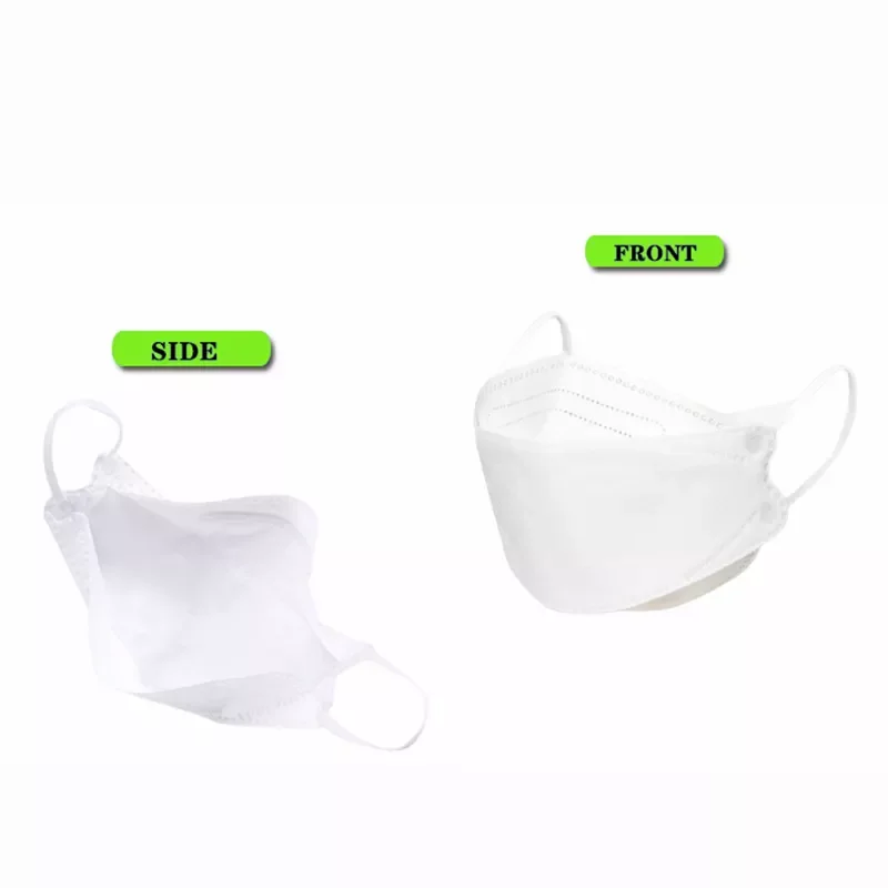 Amazon hot sale 3D Willow Masks Five-layer KN95 Breathable Fish-shaped Mask