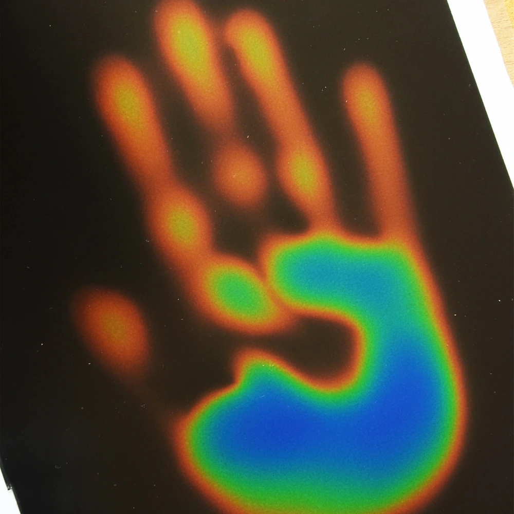 Custom 12 Colors Change Thermal Liquid Crystal Sheet