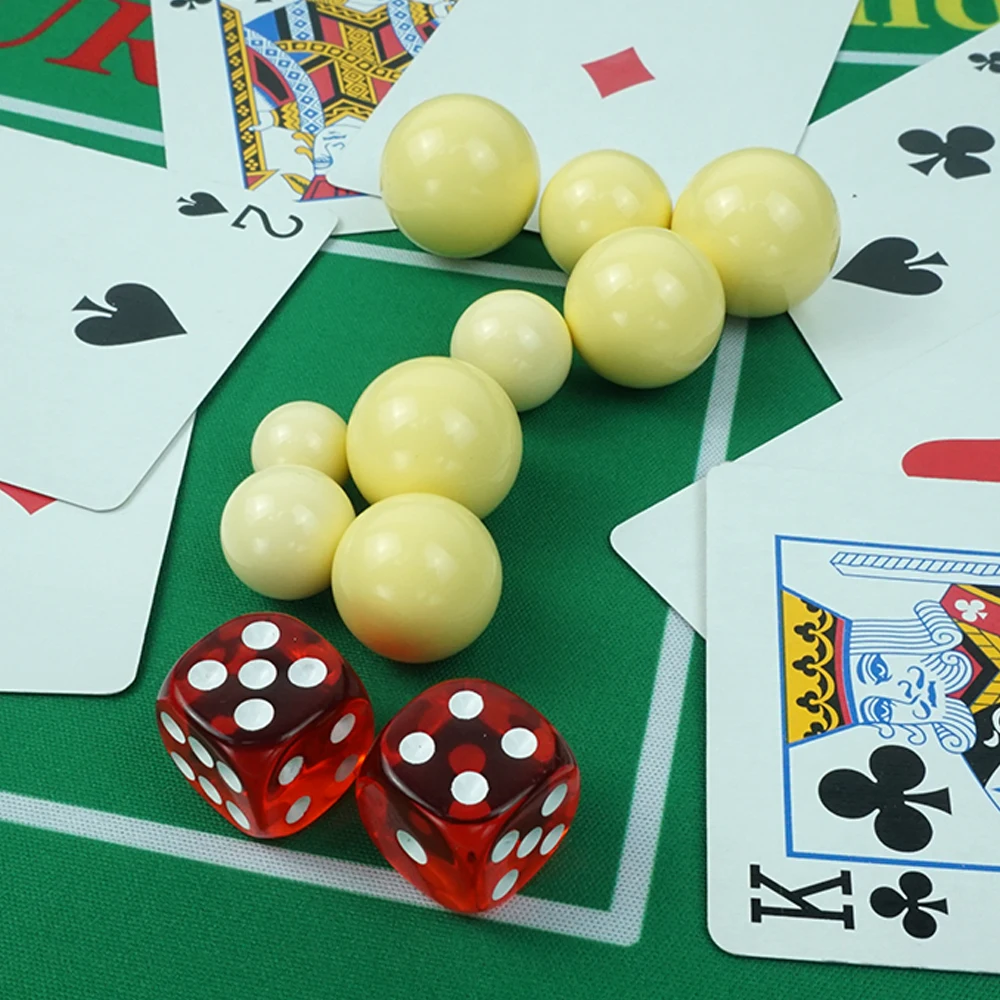 Casino Roulette wheel balls 12 15 18 20 22mm resin beads Roulette accessory For Wholesale