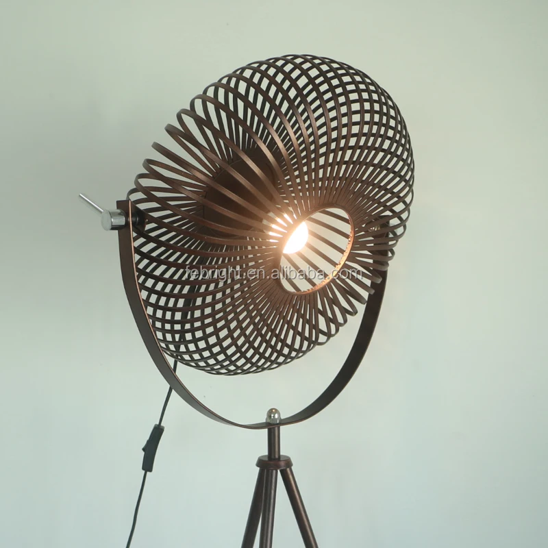 Art Style Vintage  Swingable Tripod Floor Lamp Standard Lamp For Nordic Living Room fancy floor lamps for living room decor