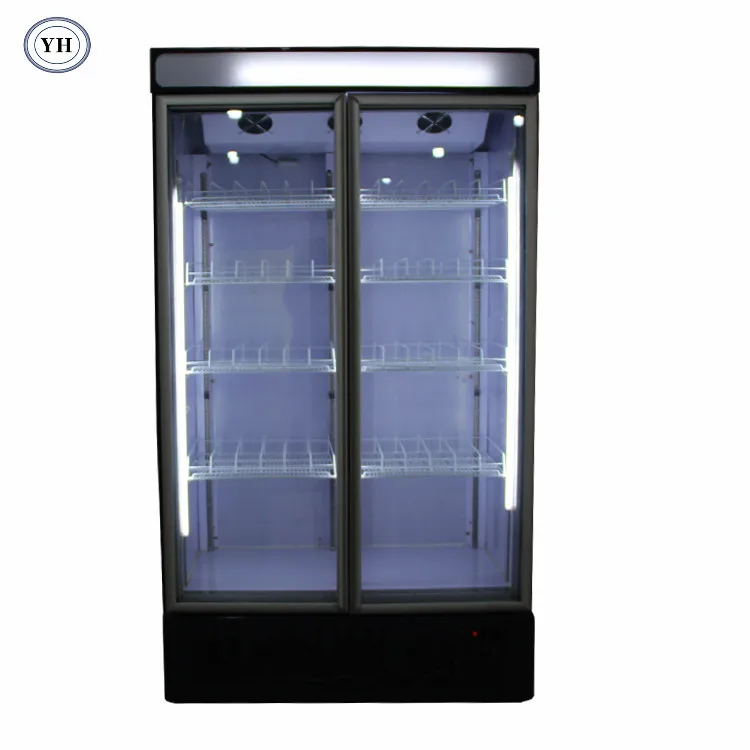 Supermarket Standing Showcase Vertical Visicooler