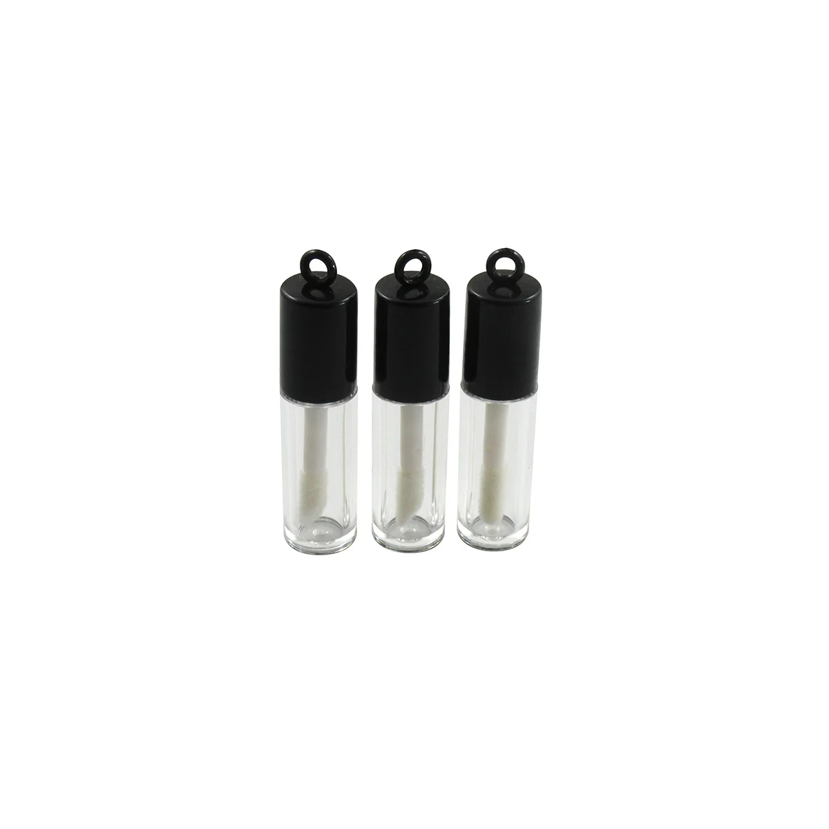 TM-LG1704 1.3ml 3ml empty mini lip gloss tubes  private label plastic injection bottle lip gloss vendor lip small gloss bottle