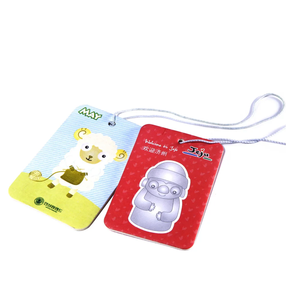 Custom logo Perfume Paper Car Hanging Car Air fragrance Freshener for Different Shapes Scents