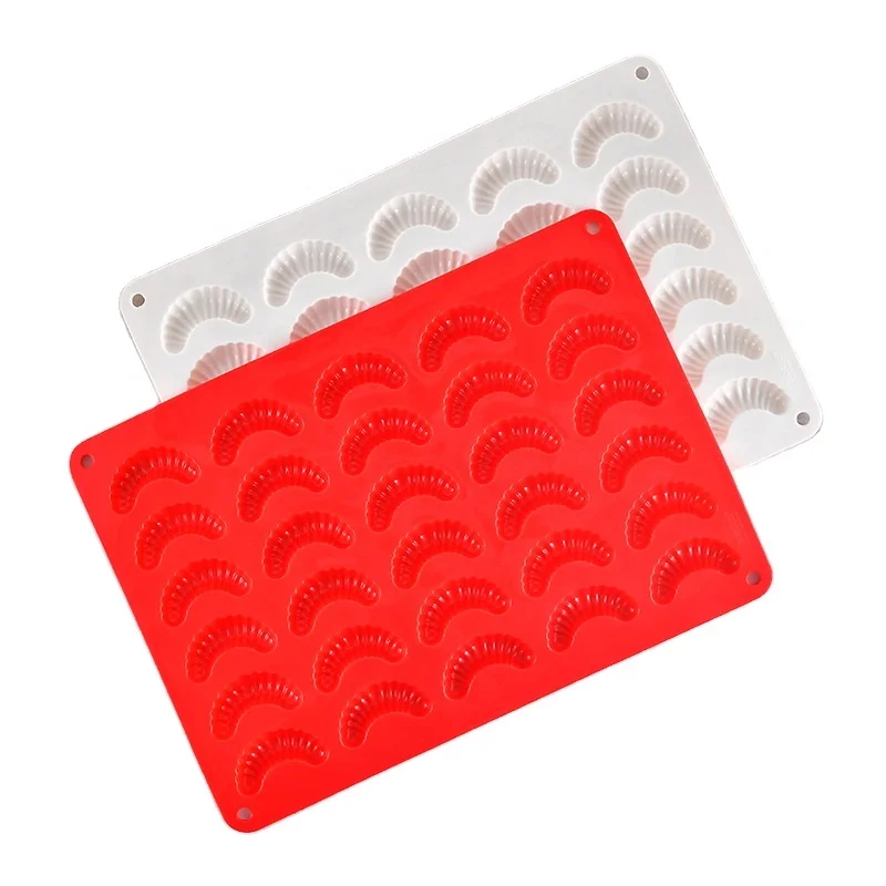 cake equipment molds for baking non-stick cashew nut silicone cake mold chocolate biscuit mold