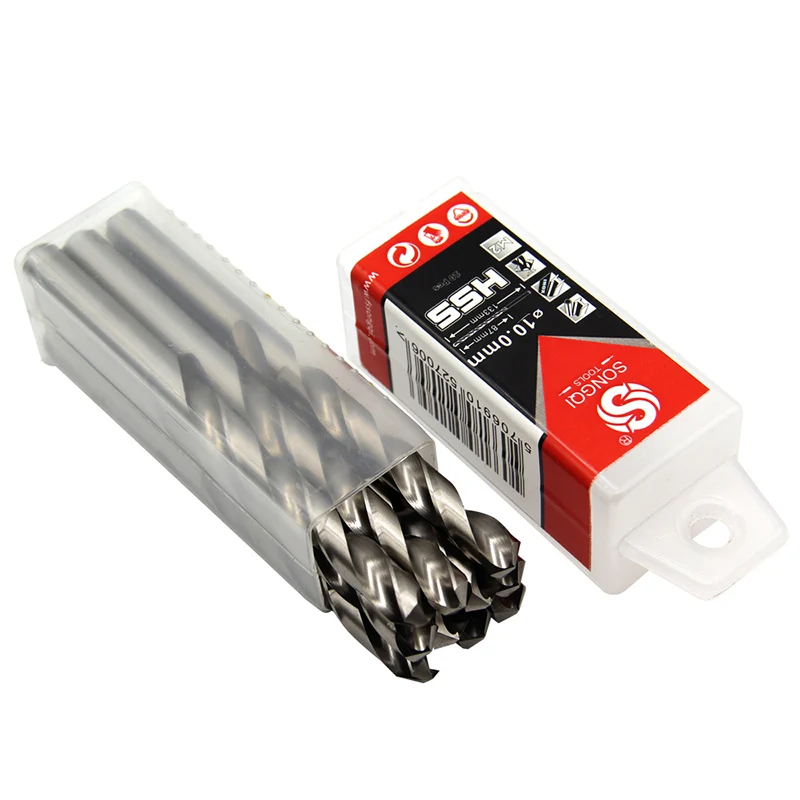 SONGQI Высокое качество HSS M35 Кобальт м2 M42 4341 прямой хвостовик полностью шлифовальные сверла для сверления из нержавеющей стали