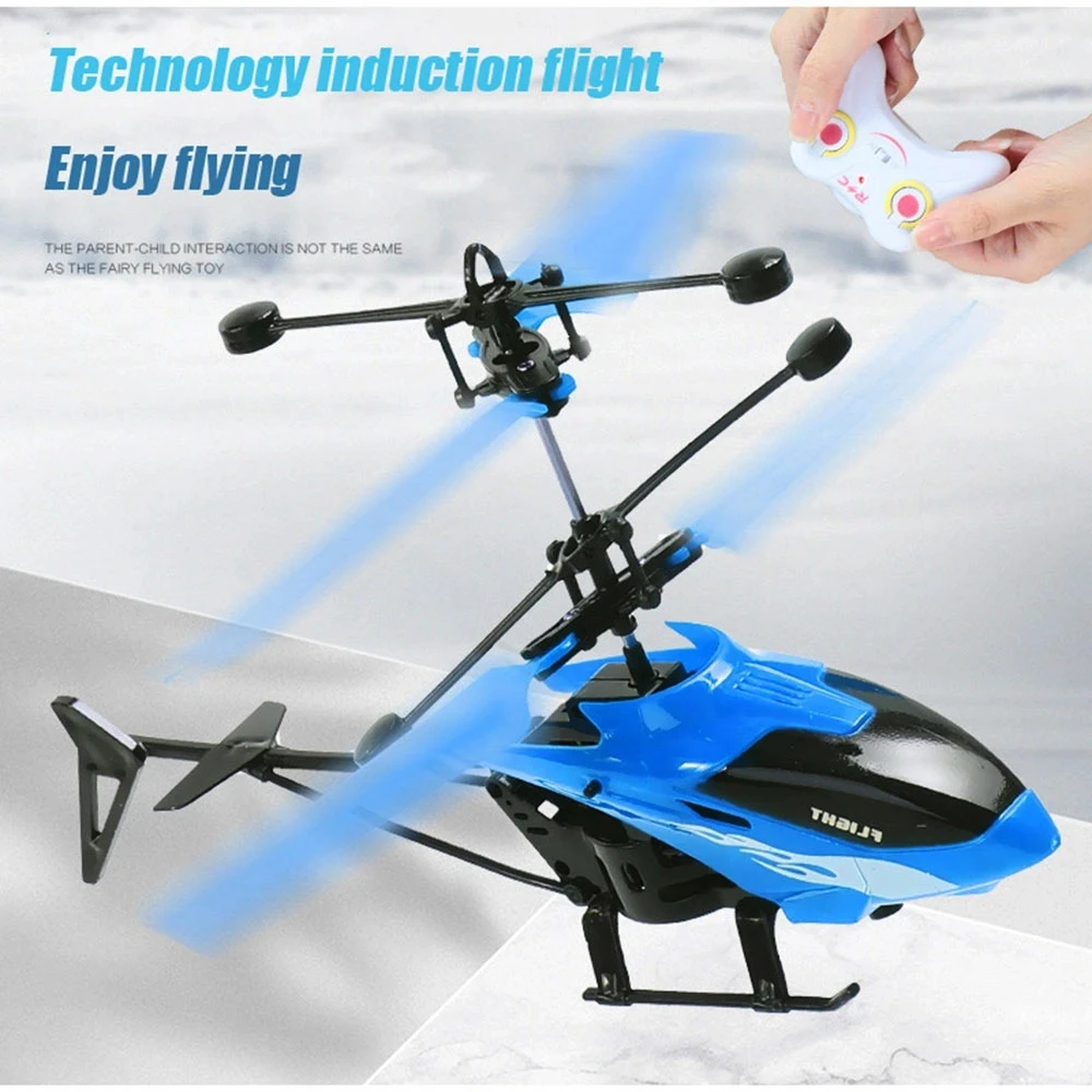 Gesture Sensor Aircraft Model Radio Controlled Hand Glider Electric Plane Airplane Flying Rc Mini Helicopters Toy For Kids