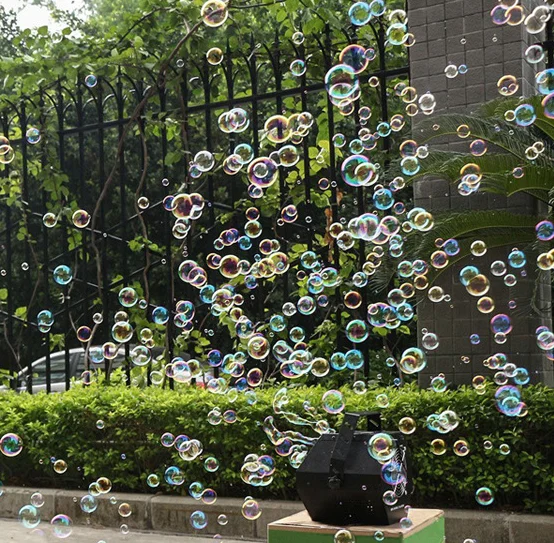 Wholesale 25W Portable Metal Stage Party Christmas Atmosphere Bubble Machine