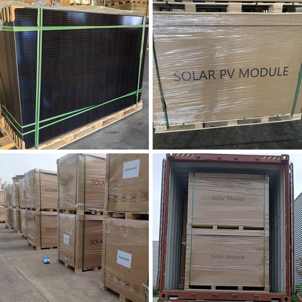 EU Stocked N Type Topcon Monocrystalline 550W 560W 580W Mono Solar Panel for Energy Storage System