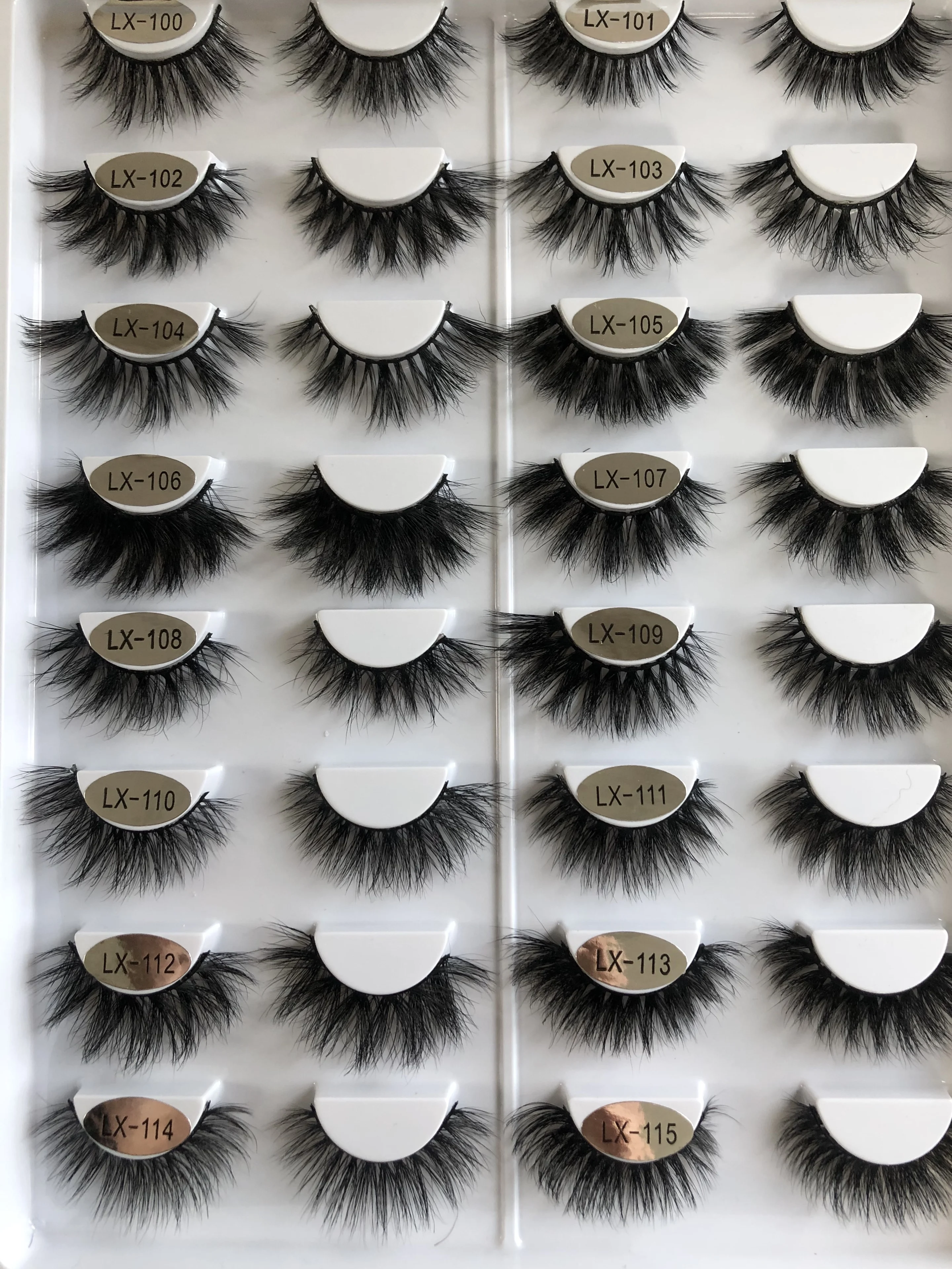 
wholesale mink strip eyelashes custom eyelash package real mink eyelashes 