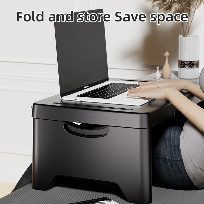 Ergonomic Folding Lap Desk Household Car Camping Events-Hot Grill Hanging Stand Hot Plastic Folding Table Laptop Bed Eating