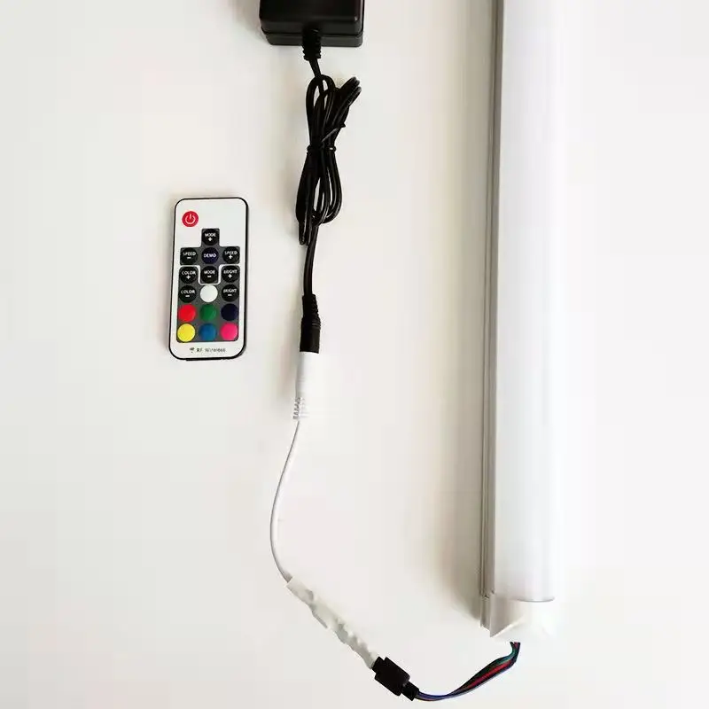 hot dimmable color changing led tube RGB t5/T8 led tube t8 multicolor led tube lighting