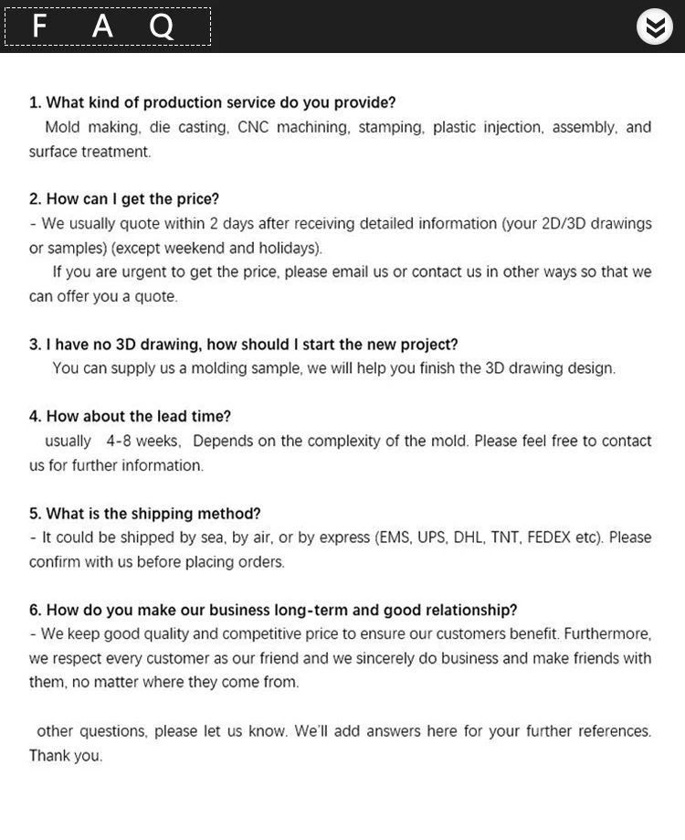 molds FAQ