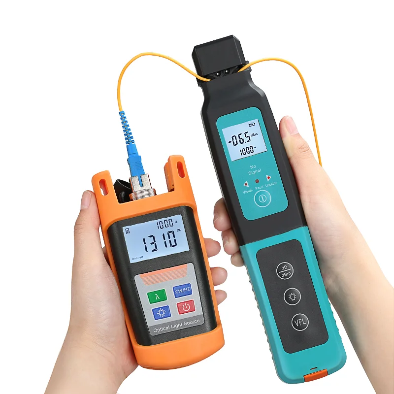 Optical fiber identifier ftth live fiber optic identifier with visual fault locater