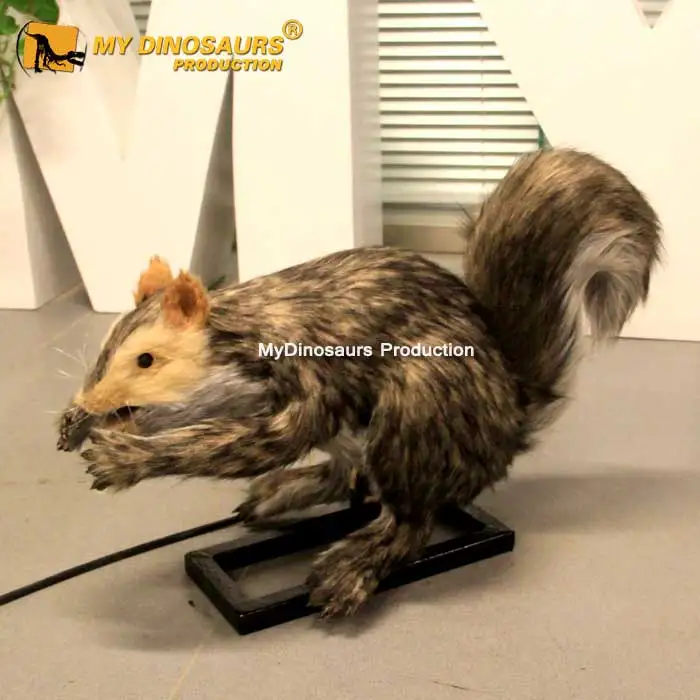My Dino AA-C78 Custom-designed Simulation Fluffy Squirrel Model Toy for Sale