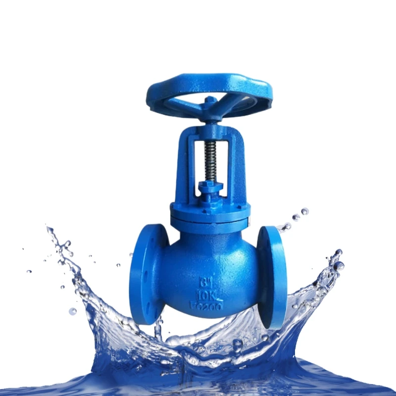 Metal valve factory high temperature forging cast iron ductile iron bellows national standard flange globe valve