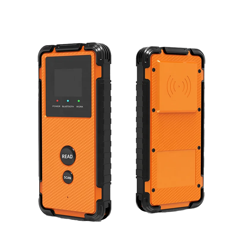 A5 UHF RFID BT Bluetooth беспроводной ручной считыватель штрих-кодов с телефоном android для передачи данных и чтения/записи