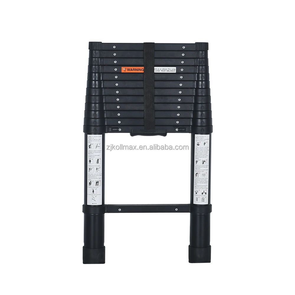 Factory Price Home Use EN131-6 European Standard Aluminum Soft Close Step Telescopic Ladder